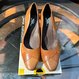 Brand new Caramel Pumps by Spring Step.  Size 9